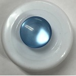Button - 10mm Shank 42 Pale Blue