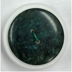 Button - 22mm Opalescent  Button - 51 Dark Green