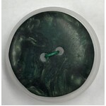Button - 29mm Opalescent  Button - 51 Dark Green