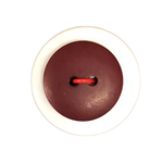 Button - 2 Hole Round Matt Red 16mm