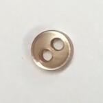 Button - 5mm Shiny Tan Circle