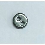 Button - 5mm Shiny Dark Green Circle