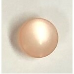 Button - 5mm Round Shiny Apricot Shank
