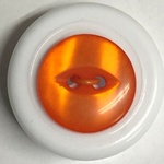 Button - 16mm Fish Eye 28 Orange