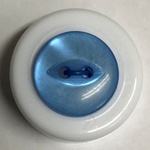 Button - 16mm Fish Eye 42 Pale Blue