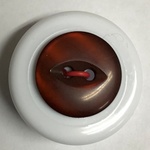 Button - 16mm Fish Eye 53 Brown