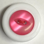 Button - 16mm Fish Eye 68 Pink