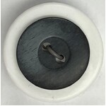 Button - 16mm Matt 2 Hole Dark Grey
