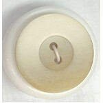 Button - 23mm Matt 2 Hole Cream