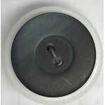 Button - 23mm Matt 2 Hole Dark Grey