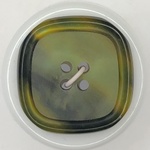 Button - 18mm 4 Hole Square 50 Greens