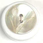 Button - 23mm Shell Tulip 75