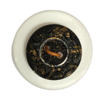 Button - 15mm 2 Hole Gold Fleck 03 Black