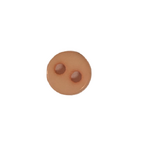 Button - 5mm  2 Hole Dolls Button - Peach