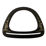 Handles - Black Wood D Etched (pair)