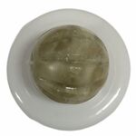 Bead - 17mm Soapstone Round Grooved