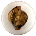 Bead - Bead Glass Twist Copper
