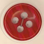 Button - 23mm 4 Hole 68 Red