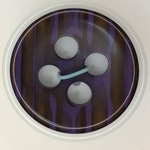 Button - 23mm 4 Hole Shiny 82 Purple