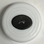 Button - 13mm Oval Shell 03 Black