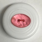 Button - 13mm Oval Shell 68 Pink