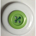 Button - 16mm 4 Hole 49 Green