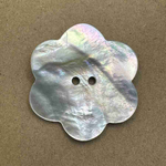 Button - 38mm Shell Flower