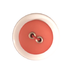 Button - 16mm Sew Through 2/H Rivet - Peach