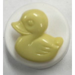 Button - 16mm Duck 65 Pale Yellow