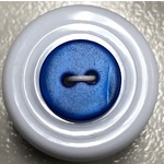 Button - 13mm Matte Shell 88 Blue