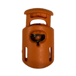 Button - Spring Toggle - Orange  Small 28mm