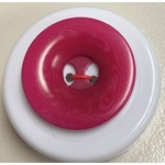 Button - 18mm Corozo Retro 55 Pink