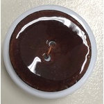 Button - 20mm Enamel Coconut 38 Brown