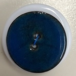 Button - 20mm Enamel Coconut 88 Blue