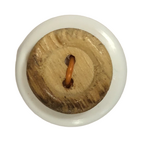 Button - 13mm 2 Hole Wood Burnt