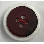 Button - 18mm Matt 4 Hole Mottled Dark Red