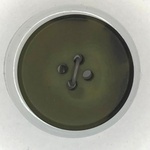 Button - 25mm 4 Hole Matte Mottled 43 Olive