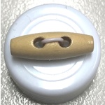 Button - 25mm Toggle Natural
