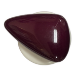 Button - 34mm Shank Shiny Triangle 53 Plum