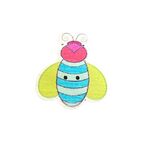 Button - 33mm Blue/Green Bug