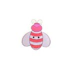Button - 33mm Pink/Purple Bug
