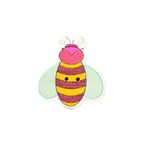 Button - 33mm Purple/Blue Bug