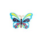 Button - 29mm Butterfly Blue