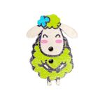 Button - 27mm Sheep Green
