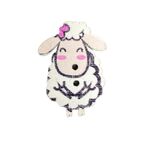 Button - 27mm Sheep White