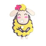 Button - 27mm Sheep Yellow