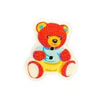 Button - 27mm Bear with Yellow Pants