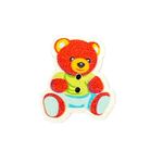 Button - 27mm Bear with Blue Pants