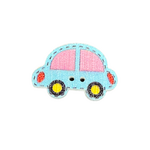 Button - 25mm Car Blue