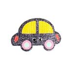 Button - 25mm Car Black